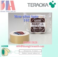 Băng keo Teraoka (New olive tape 142) 25㎜×25m |  Teraoka New olive tape 142