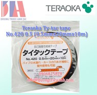 Băng keo cách nhiệt Teraoka 420 0.5 | Teraoka Ty-tac tape No.420 0.5 (0.5mmx20mmx10m)