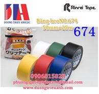 Băng keo màu PE Warif Rinrei tape No.674 | Nhà cung cấp băng keo Rinrei Tape Nhật Bản chính gốc