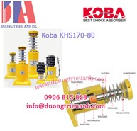 Bộ đệm thủy lực Koba KHS170-80 | KOBA HYDRAULIC BUFFER KHS170-80-RS