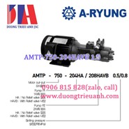Bơm A-ryung AMTP-750-204HAVB 1.5 (type AMTP-HA) | Motor T-ROTOR pumps Aryung AMTP-HA Series