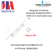 Bóng đèn UV Atlantic Ultraviolet GHO64T5L/4PSE – 155W UV-C Germicidal Lamp hàng có sẵn