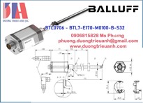 Cảm biến từ tính Balluff BTL0706 - BTL7-E170-M0100-B-S32 | Magnetostrictive Sensors Balluff BTL7-E170-M0100-B32 | Balluff Việt Nam