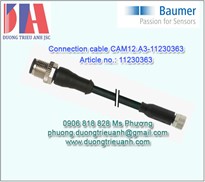 Cáp Baumer CAM12.A3-11230363 | Connection cable Baumer CAM12.A3-11230363