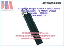 Cáp Escha M12 Item 8076486 | Escha Việt Nam | Cáp kết nối Escha | Thiết bị kết nối Escha chính hãng