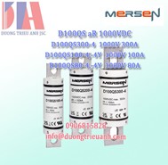 Cầu chì D100QS80-4,-4Y  1000V 80A (D100QS aR 1000VDC) Mersen (Ferraz shawmut )