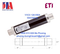 Cầu chì ETI 80A 12kV  004230016