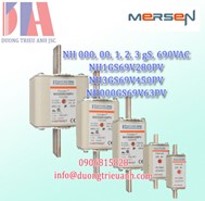 Cầu chì Mersen ( Ferraz) 690V NH3GS69V500PV | NH000GS69V80PV | NH1GS69V250PV 250A