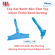 Cây Gạt Nước Bàn Cầm Tay Vikan 71253 Xanh Dương