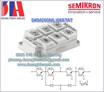 Chỉnh lưu Semikron SKM200MLI066TAT | Mô đun Sermikron I GBT Modules SKM200MLI066TAT | Semikron chính hãng