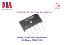 Chinh lưu cầu 3 pha SEMIKRON DBI 25-16 P-230B1395