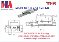 Con trượt bạc đạn THK LM SVS 25LC | Chuyển động tuyến tính THK LM | THK chính hãng