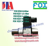 Công tắc FOX KZ20 0.5:3bar | FOX KZ21 1.5:5bar |FOX KZ25 10:30bar | FOX KZ27 20:50bar