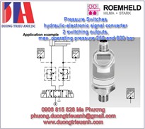 Công tắc áp suất F9.733 Roemheld 3829282 | Roemheld 3828010 | Roemheld Việt Nam