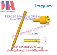 Đầu dò khí nén Ingun PKS-171 204 100 A 0302 A (item PKS-171-0001)