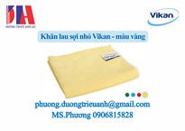 Khăn lau sợi nhỏ Vikan - màu vàng