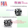 Ly hợp nhiều đĩa LP4D (350 - 50.000Nm) | R+W Kupplungen LP4/D/15000 