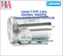 Motor Leeson 7.5H, 3 pha, 4 cực, 230/460V, 1800RPM, 60Hz, 91,7%, TEFC - Part #:141410.00