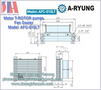 Motor T-ROTOR pumps A-ryung AFC-010LT | AFC-100LT Aryung | Bơm làm mát A-ryung chính hãng Korea