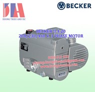 Nhà phân phối bơm Becker chính hãng tại Việt nam | Becker pump U 4.20 208/230/460V