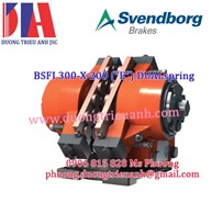 Phanh thủy lực Svendborg BSFI 300-X-200 (”E”) lò xo kép