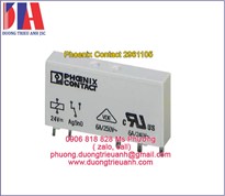 Phoenix Contact 2961105 | Relay PhoenixContact 2961105 250VAC, 6A 24VDC | Relay REL-MR-24DC/21-2961105