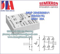 Semikron SKiiP 25NEB066V1 600V 30A | Chỉnh lưu Semikron 600V 30A | Semikron thyristor Việt Nam