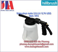 Súng phun nước Hillbrush WF01 | Hillbrush HF2 loại 2,8lit / 0,74 USG | Súng Hillbrush HF1 loại 1,4 Lít / 0,37USG