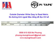 Thước đo Pitape đường kính ngoài Màu trắng dễ đọc
