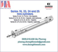 Xi lanh Camozzi 24N1A20A025 Series 16, 23, 24 and 25 mini-cylinders | Nhà cung cấp Camozzi chính hãng tại Việt Nam